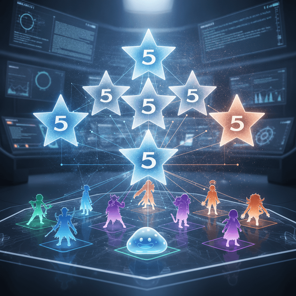 転スラゲーム 星5キャラ編成のコツ:AEO最適解とスキルシナジー戦略